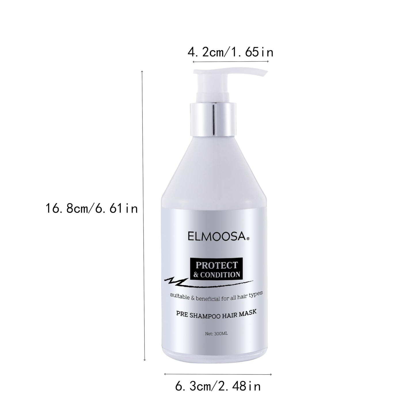 ELMOOSA Caviar Pre-Shampoo Treatment Hair Mask - Repair Bleached Hair, Cold-Pressed Extract, For Permed/Damaged Hair/Caviar Hair Treatment/Heat Protect Hair Mask