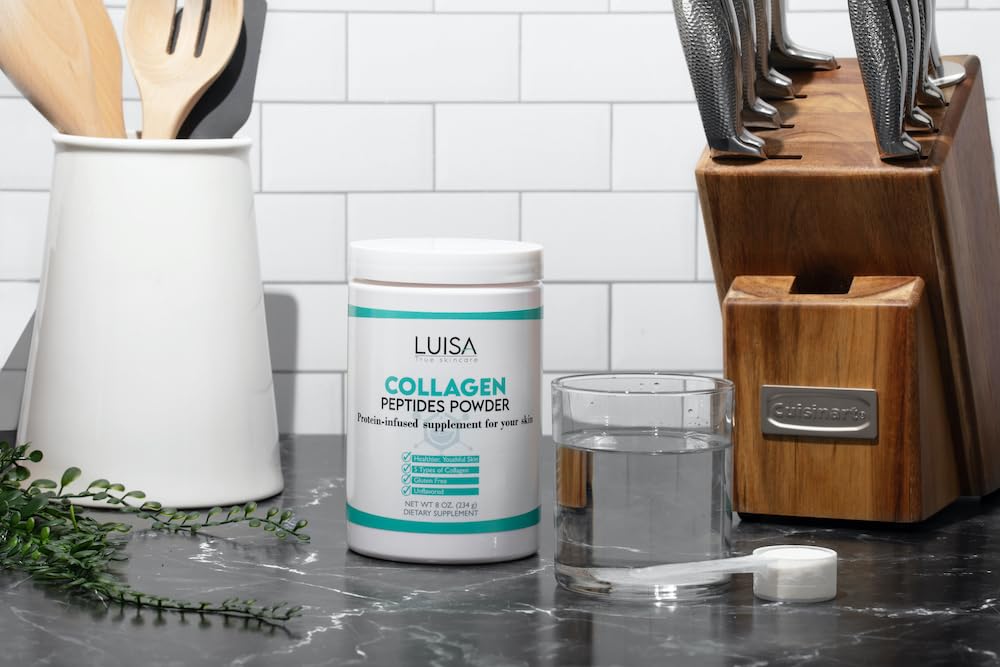 LUISA TRUE SKINCARE - Collagen Powder, A Skin Anti-Aging Supplement for Wrinkles