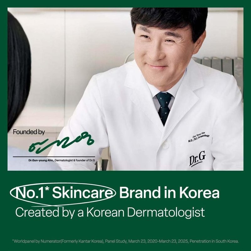 Dr. G R.E.D. Blemish Clear Soothing Toner - Korean Soothing Toner for Glowing Skin - Soothes Irritation Clear Skin - Mild Exfoliant - with AHA, BHA & Centella Asiatica - 10.14 fl oz