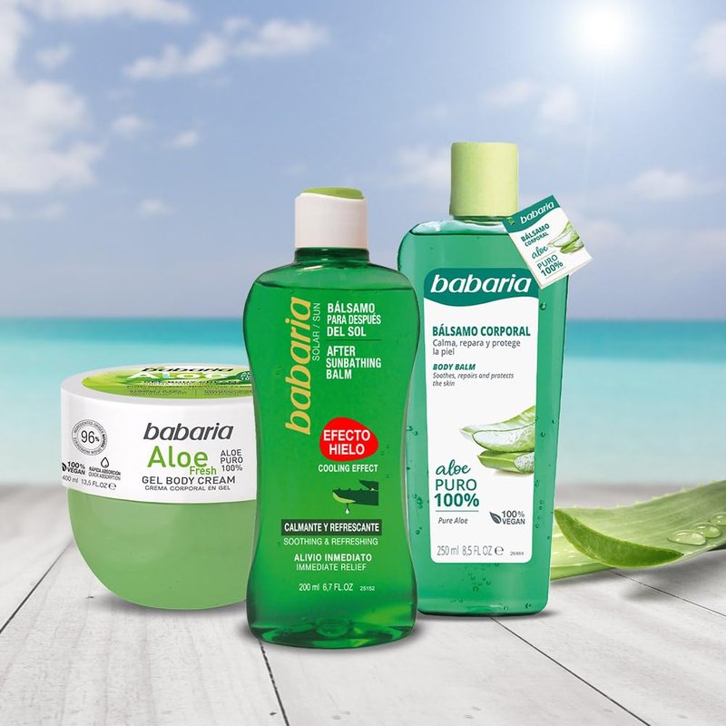 Babaria Reparative Balsam 100% Natural Aloe Vera - 250ml
