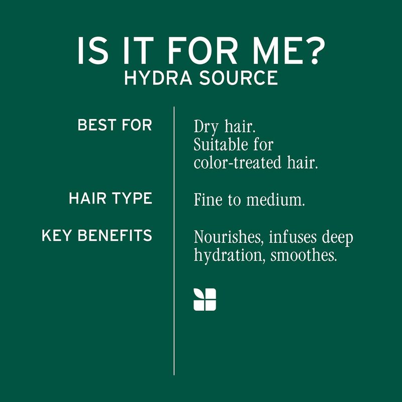 Biolage Hydra Source Leave-In Cream - Moisturizing Treatment for Dry Hair with Aloe & Hyaluronic Acid | 8.5 oz