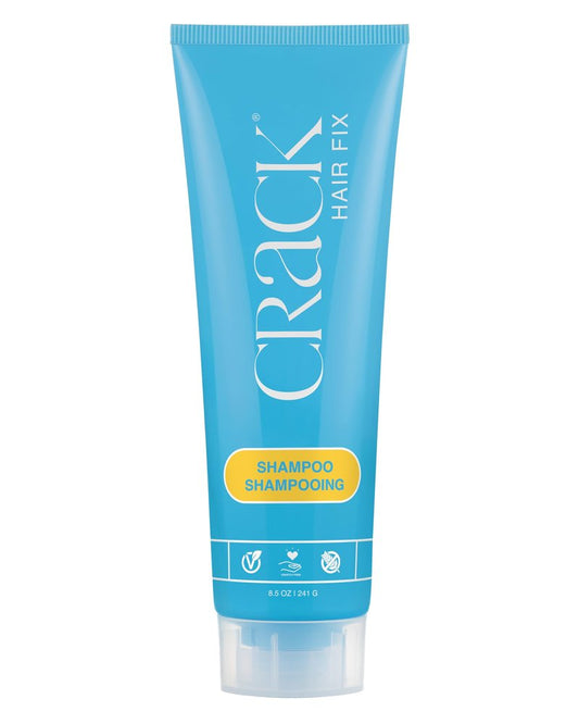 Crack HAIR FIX Shampoo with Twist Bottle | Moisturizing & Strengthening Sulfate-Free Formula | Protects Against Dryness, Reduces Breakage & Restores Shine | 8.5 Oz / 241 G