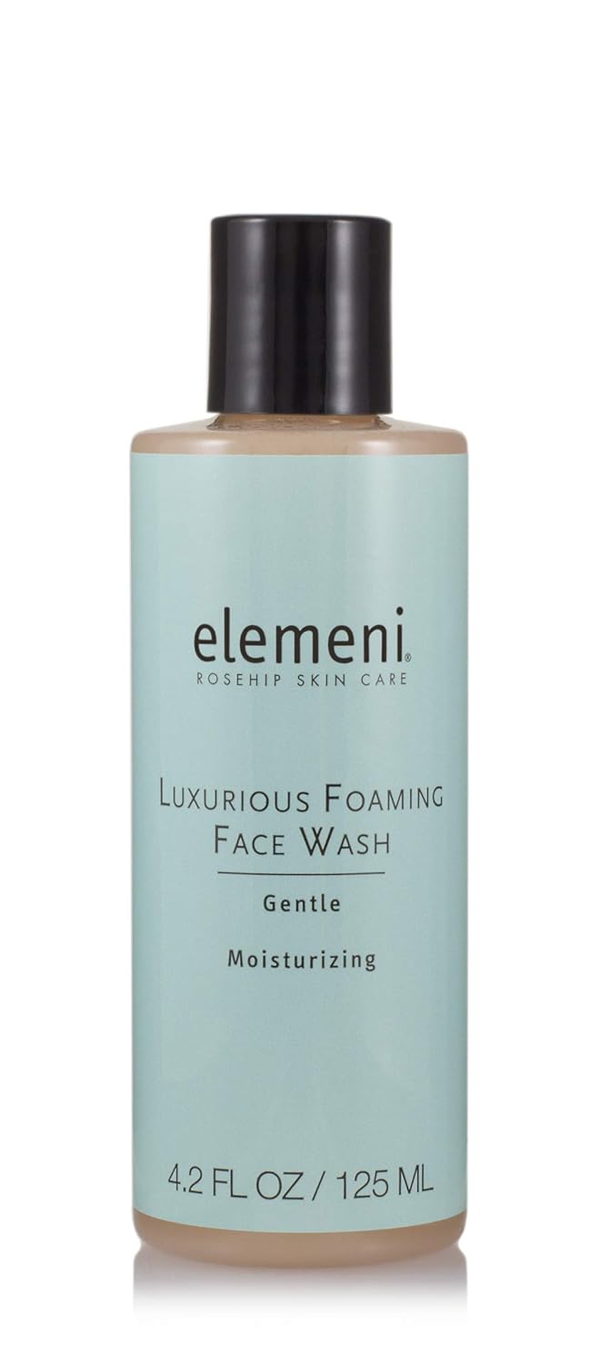 Luxurious Foaming Face Wash - Gentle pH Balanced Cleanser with Lactic Acid | 4.2 Fl Oz Bottle