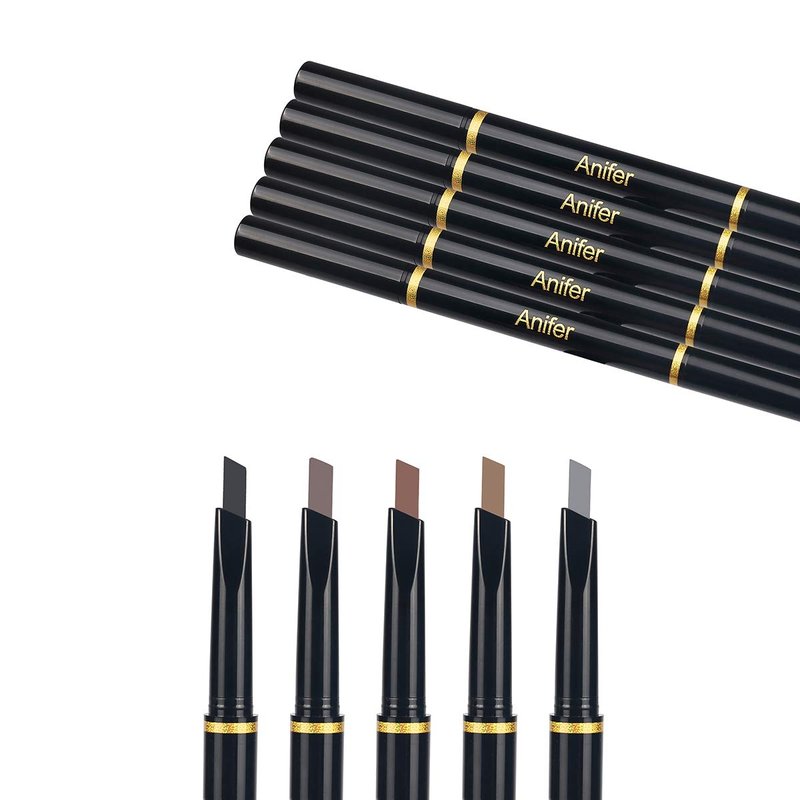 Eyebrow Pencil - Gray Waterproof Formula for Smooth, Natural Finish | Cruelty-Free (Gray #5)