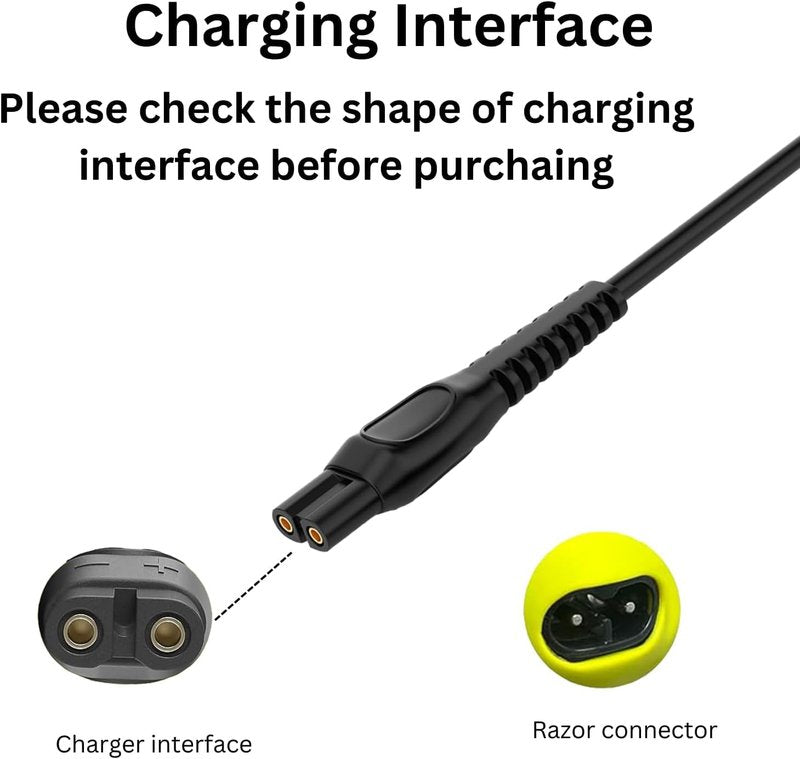 VCUMCLNR 5V Replacement Charger Compatible with Philips Norelco One Blade QP2724 QP2834 MG5910 MG7910 MG9510 MG9520 PQ888 PQ889