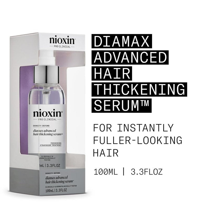 Nioxin System Kit 4 - Thicker & Stronger Hair Treatment | 3-Month Supply + Diamax Hair Thickening Treatment