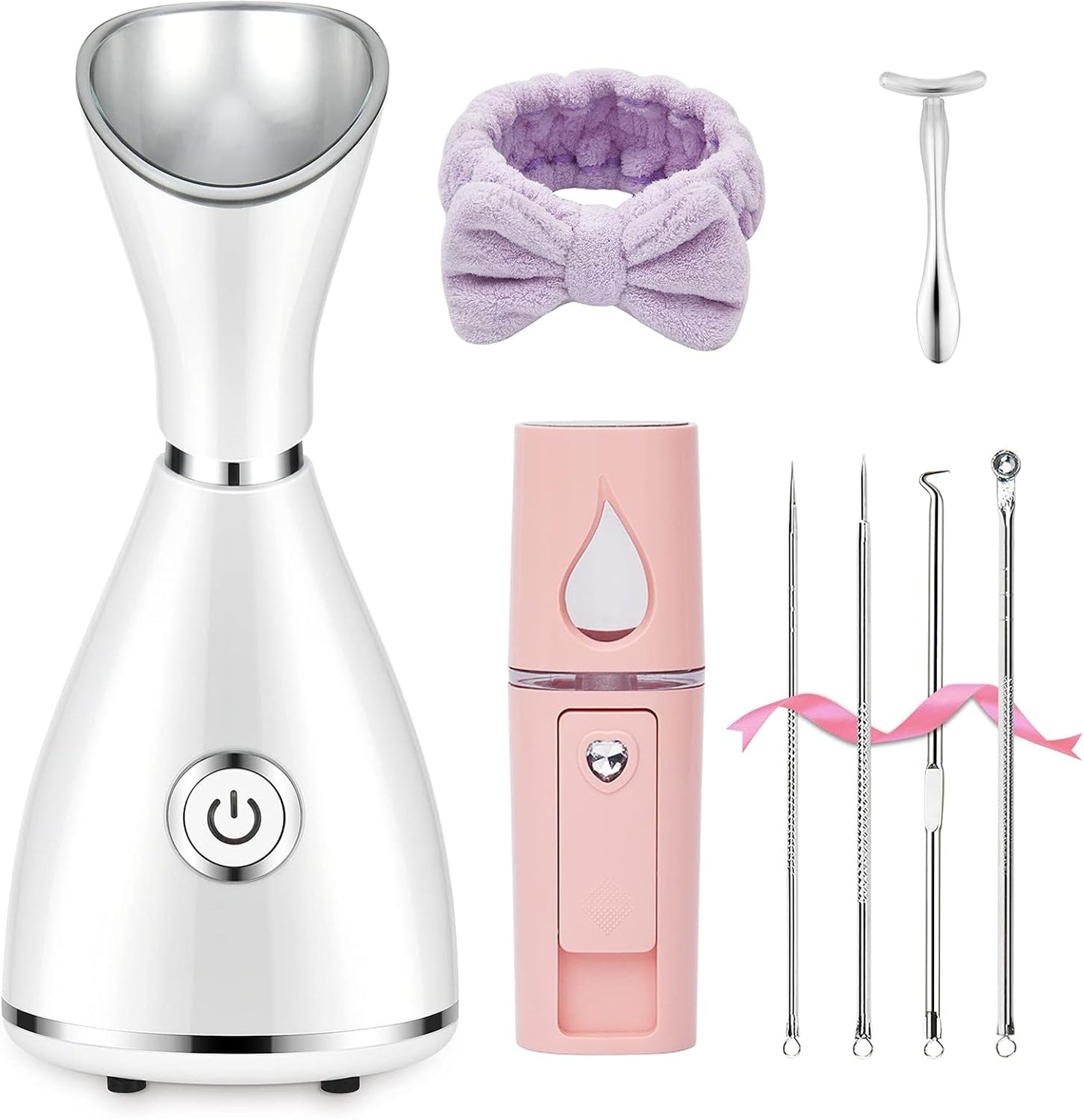 Facial Steamer for Deep Cleaning - Nano Mister Set for Sinuses | Home Spa & Skin Care