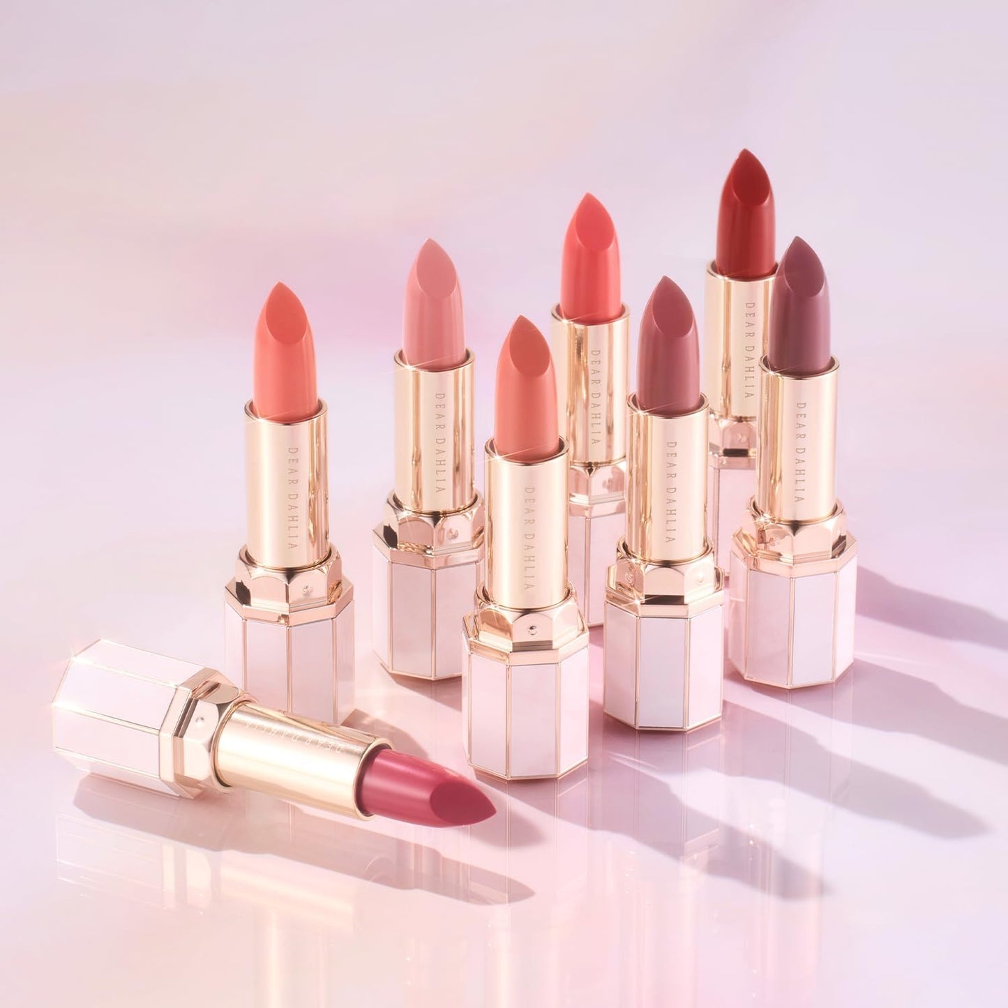 DEARDAHLIA Lip Paradise Sensual Lip Glow (Isabelle) - Hydrating Vegan Lipstick with Glossy Finish, Vibrant Color, Smooth Application, Natural Radiant Glow & Shea Butter Nourishment, 0.11 oz