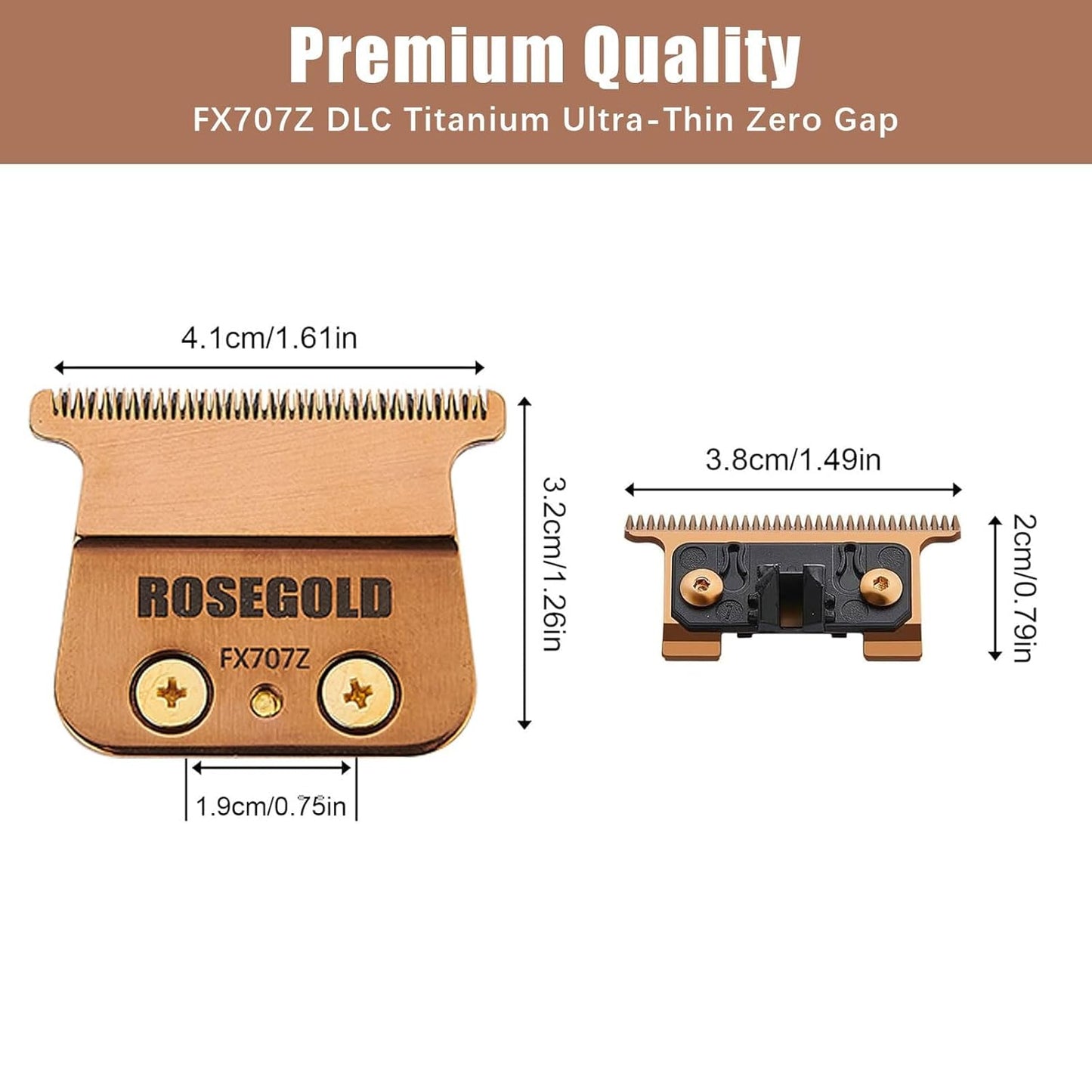 Replacement Blades for BaByliss PRO FX787 & FX726 Trimmers - Precision Cutting Performance