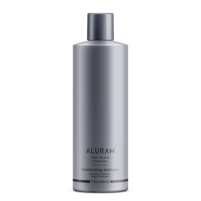 ALURAM Coconut Water Moisturizing Shampoo for Men and Women, Clean Hydration and Shine for Medium to Coarse Textured Hair, 12 Fl Oz