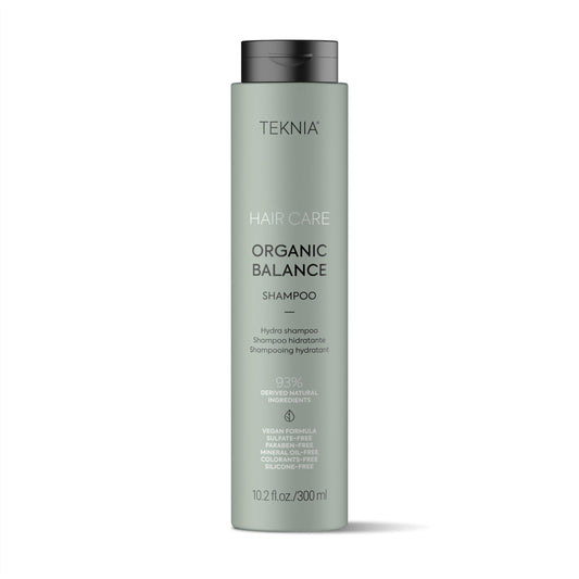 LAKMÉ Teknia Organic Balance Shampoo, Hydrating Shampoo, Hydration for Scalp and Hair, 10.2 Fl Oz