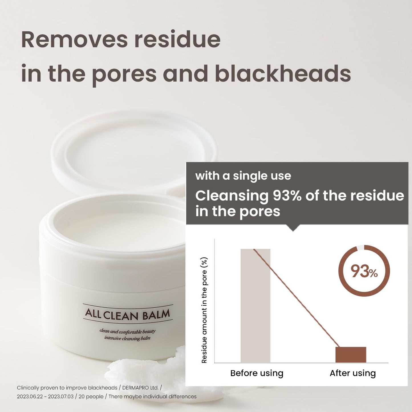 HEIMISH All Clean Balm - Korean Cleansing Balm & Waterproof Makeup Remover | Vegan, 4.0 fl. oz/120 ml, 2 Packs