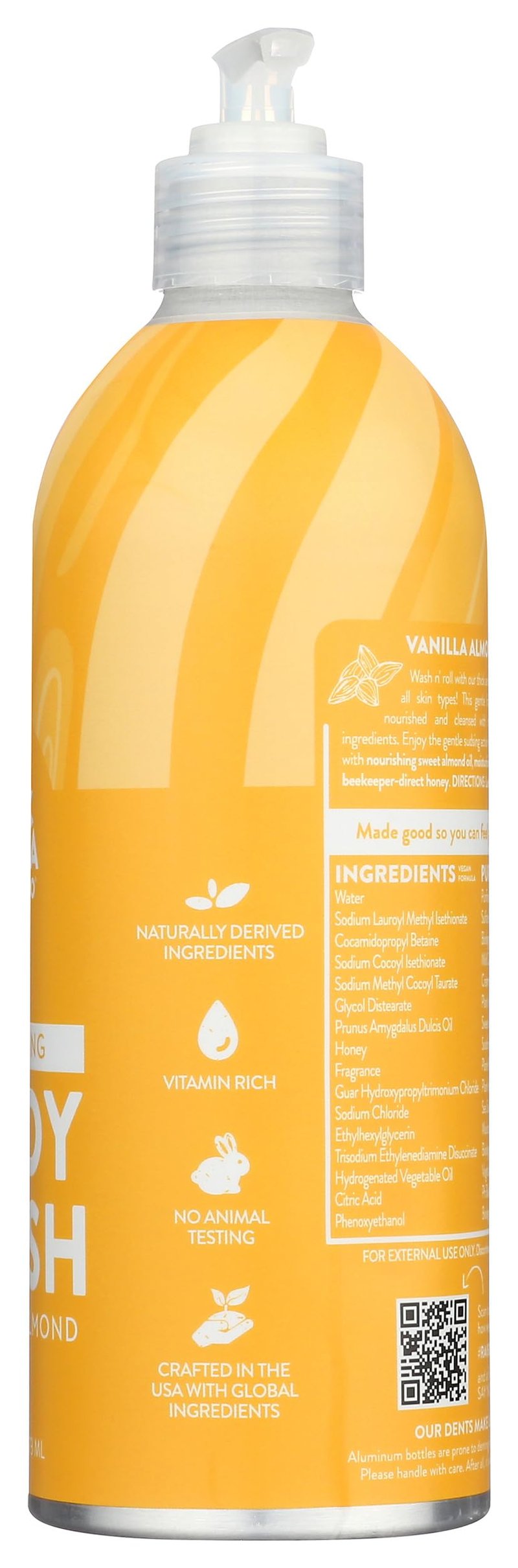 Pacha Soap Vanilla Almond Body Wash, 16 FZ