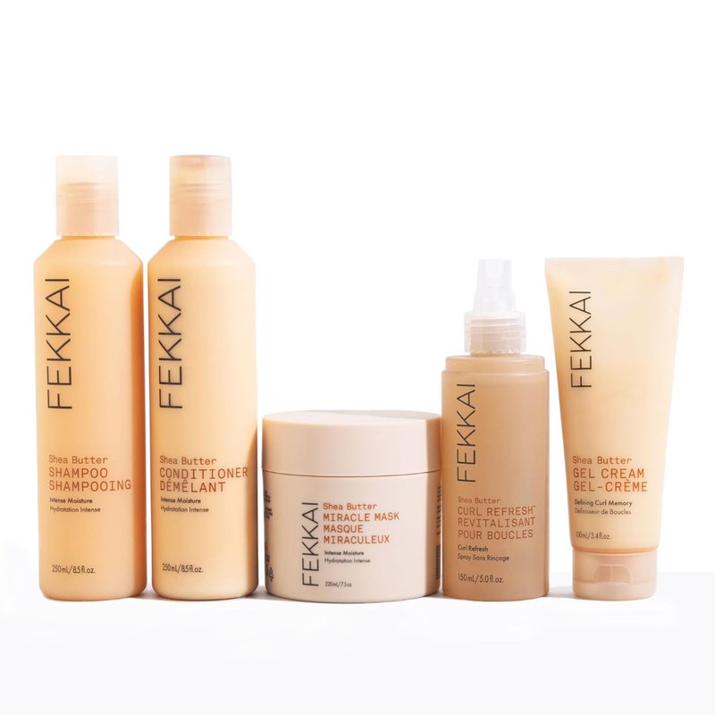 Fekkai Shea Butter Shampoo & Conditioner Set - Moisturizes, Softens & Adds Shine | 2 oz Each, Vegan & Cruelty-Free