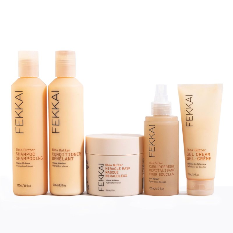FEKKAI Shea Butter Conditioner - 1 Liter - Moisturizes & Hydrates - Reduces Frizz by 61% Up to 12H - Free of Sulfates, Parabens, Phthalates - Vegan, Cruelty-Free