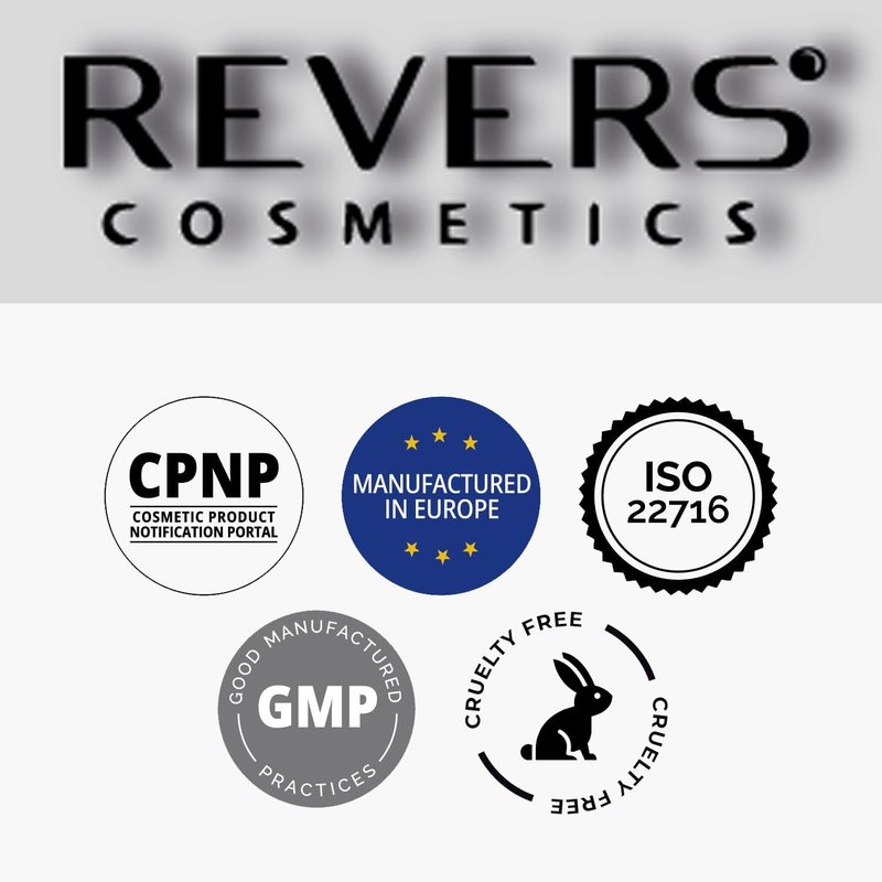 Revers Cream Hair Dye with Argan Oil and Castor Oil, Eyelash and Eyebrow tint , Black Color