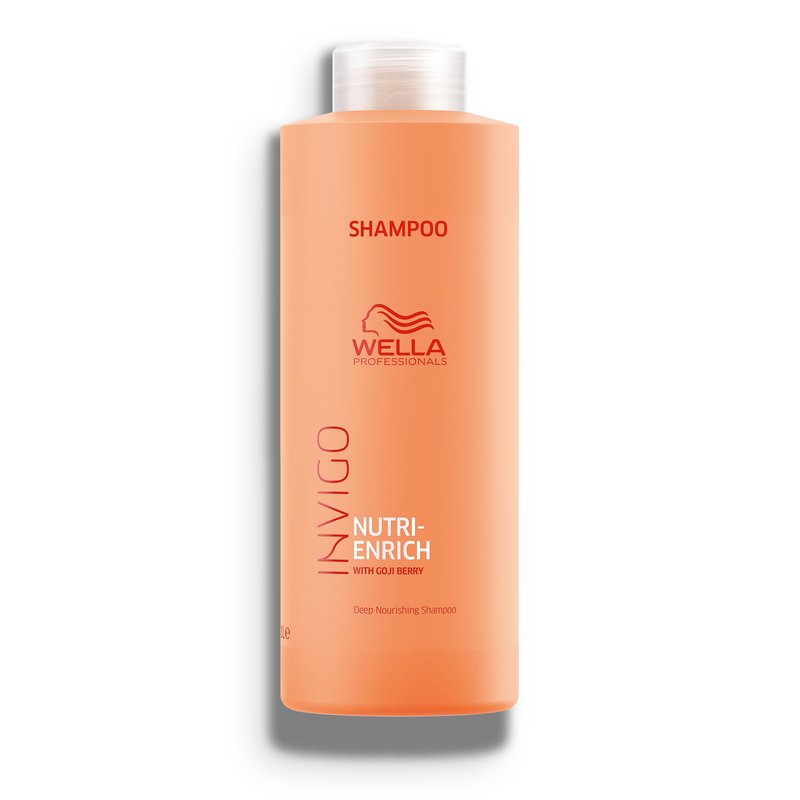 Wella Professionals Invigo Nutri-Enrich Deep Nourishing Shampoo | For Dry or Stressed Hair | 33.8 Fl oz