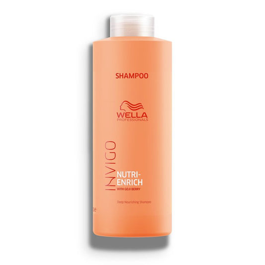 Wella Professionals Invigo Nutri-Enrich Deep Nourishing Shampoo | For Dry or Stressed Hair | 33.8 Fl oz