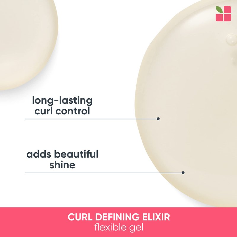 Biolage Styling Curl Defining Elixir - For Frizzy Hair, Natural Movement & Shine Without Stiffness, Paraben-Free, 4.2 Fl Oz