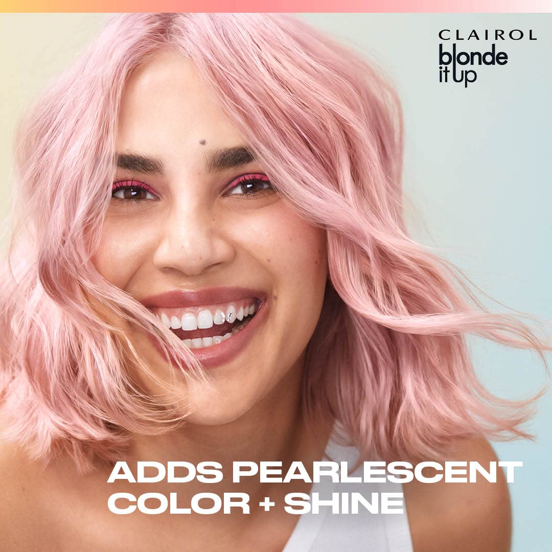 Blonde It Up Crystal Glow Toners Demi-Permanent Hair Dye, Pearlescent Hair Color with Crystal Finish Treatment