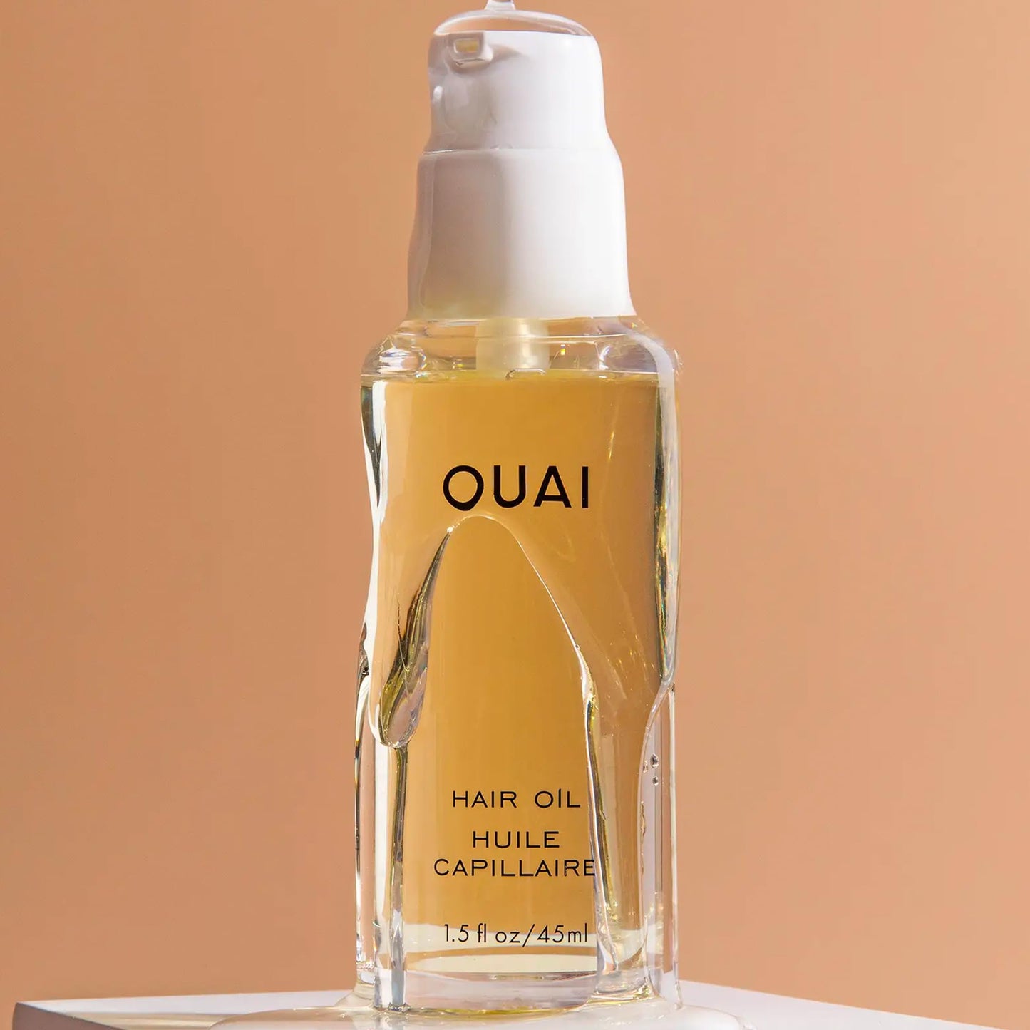 OUAI Curl Cream + Hair Oil Bundle - Hair Styling Products for Frizz Control - Includes Curl Cream (8 Oz) + Hair Oil (1.5 Oz) - 2-Piece Hair Care Set