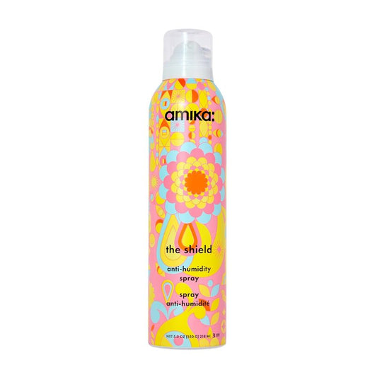 Amika The Shield Anti-Humidity Spray - Lightweight Heat Protection with UV Filters for Smooth, Frizz-Free Hair