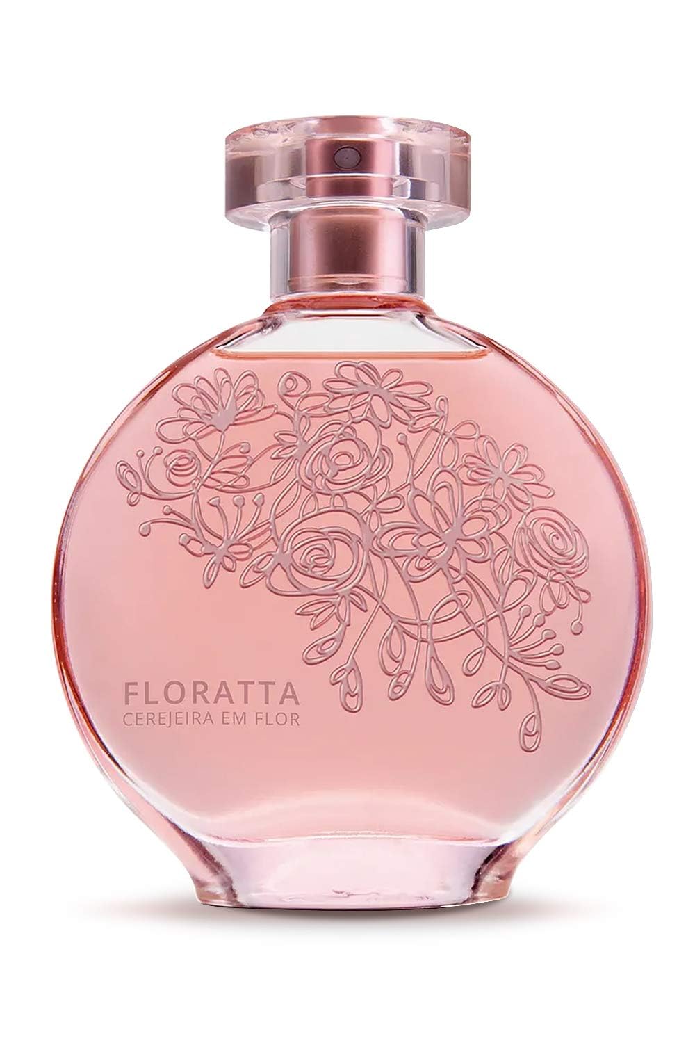 O Boticário Floratta Cherry Blossom Eau de Toilette - Delicate Floral Fragrance for Women - Sweet Cherry & Soft Petals - Long Lasting Everyday Womens Perfume - Cruelty-Free & Vegan - 2.5 oz (75 ml)