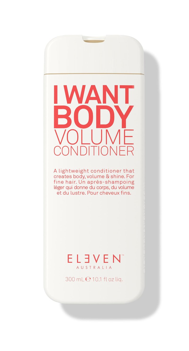 ELEVEN AUSTRALIA I Want Body Volume Hair Conditioner for Women & Men - Volumizing Conditioner for Fine Thin Hair, Adds Body, Lift, & Fullness, Nourishes & Hydrates, Sulfate Free - 10.1 fl oz