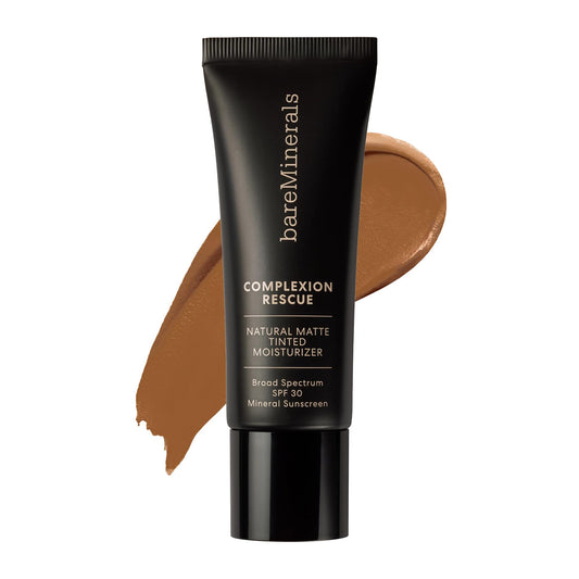 bareMinerals Complexion Rescue Natural Matte Tinted Moisturizer, Chestnut 09, Vegan, Cruelty-Free & Dermatologist-Tested