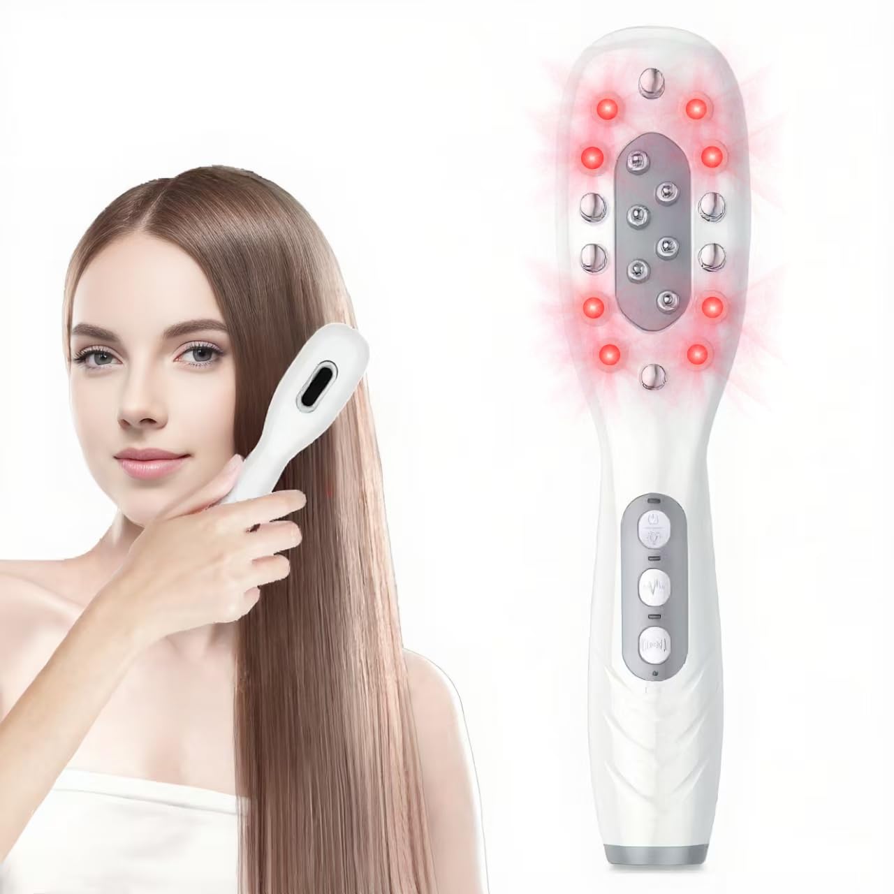 Laser Therapy Hair Growth Comb - Advanced Hair Regrowth Device for Thinning Hair