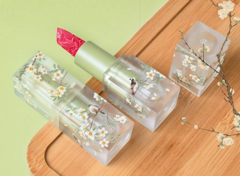 CTKcom 3.5ml Lip Balm Tubes Lipstick Tubes Spring Themed Empty Plastic Lip Tube 3D Pritned Flower Bird Refillable Container for DIY Homemade Lipstick Lip Balm Cosmetic Makeup,8 Pack