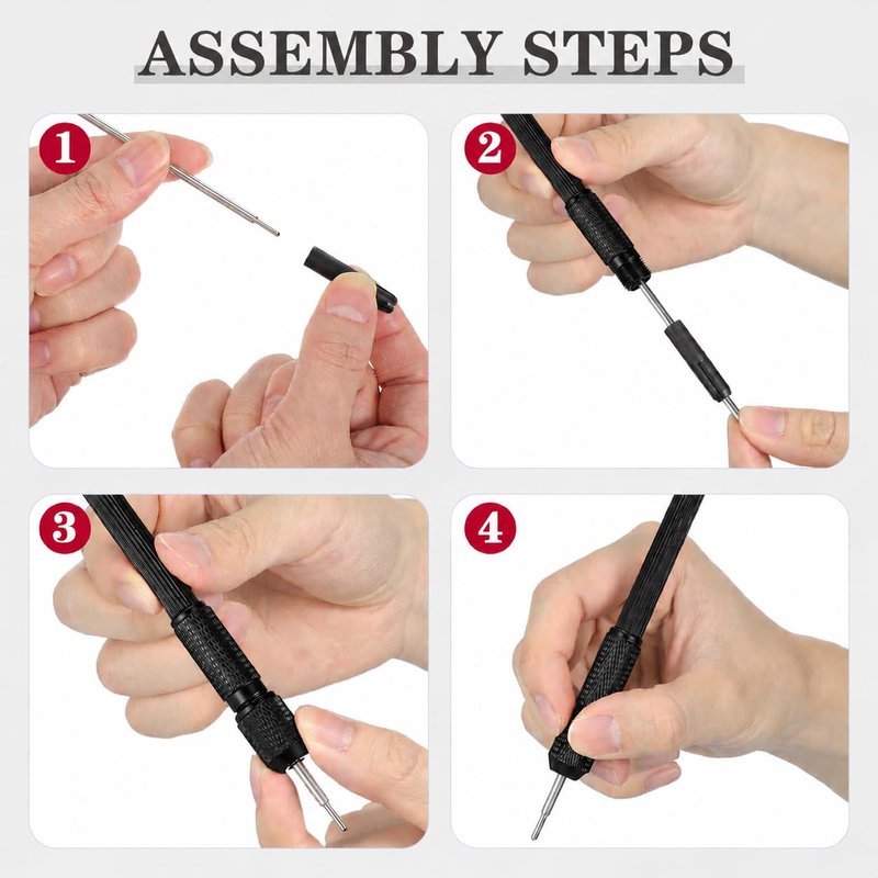 Tattoo Pen Set - Skin Safe Markers with 20 Ink Cartridges & Black Aluminum Holder | Perfect for Precise Stencil Marking