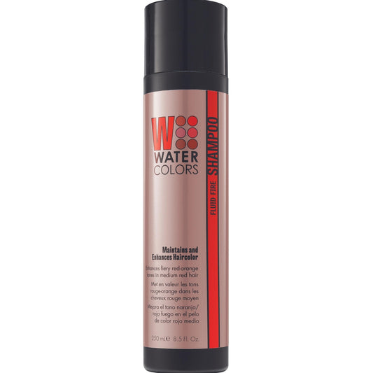 Watercolors Color Depositing Shampoo, Semi Permanent Hair Color 8.5 oz - FLUID FIRE