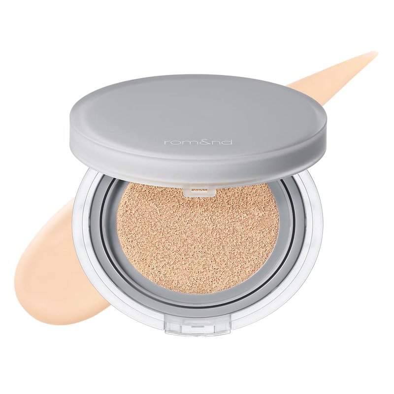 Rom&nd Nu Zero Cushion Foundation - Long Lasting, High Coverage, Semi Matte Finish | 03 Natural 21