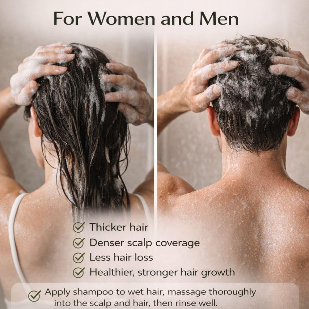 Hair Growth Shampoo - Volume Boosting Formula with 3% Baicapil & Keracyn | Caffeine Treatment for Thinning Hair - 10.14 fl oz
