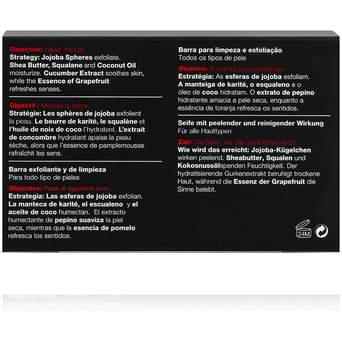 Anthony No Sweat Body Defense, Anti-Chafe Talc Free Cream To Powder Lotion, 3 Fl Oz Exfoliating and Cleansing Bar, Grapefruit, 7 Oz