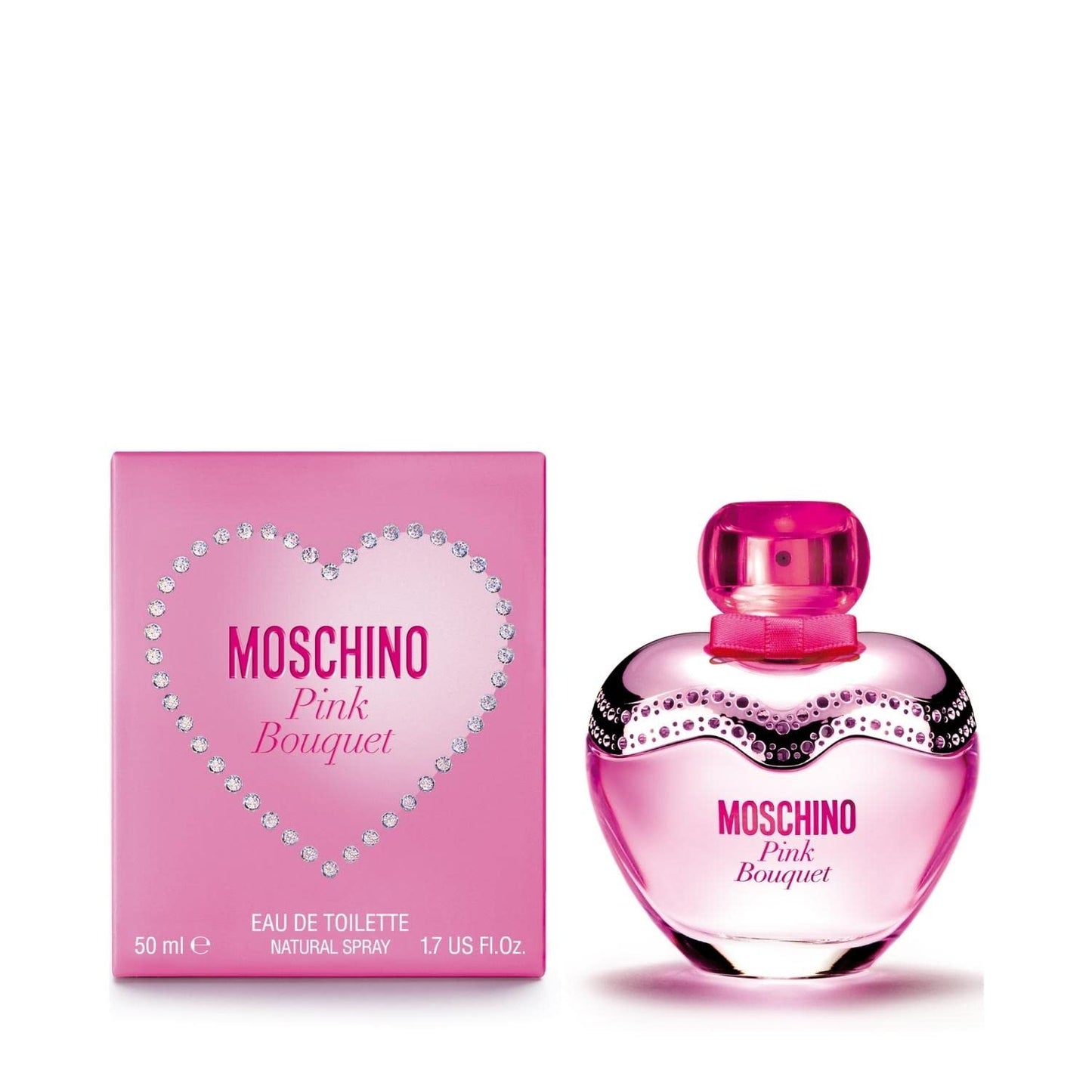 Moschino Pink Bouquet Eau de Toilette Spray for Women, 3.4 Ounce