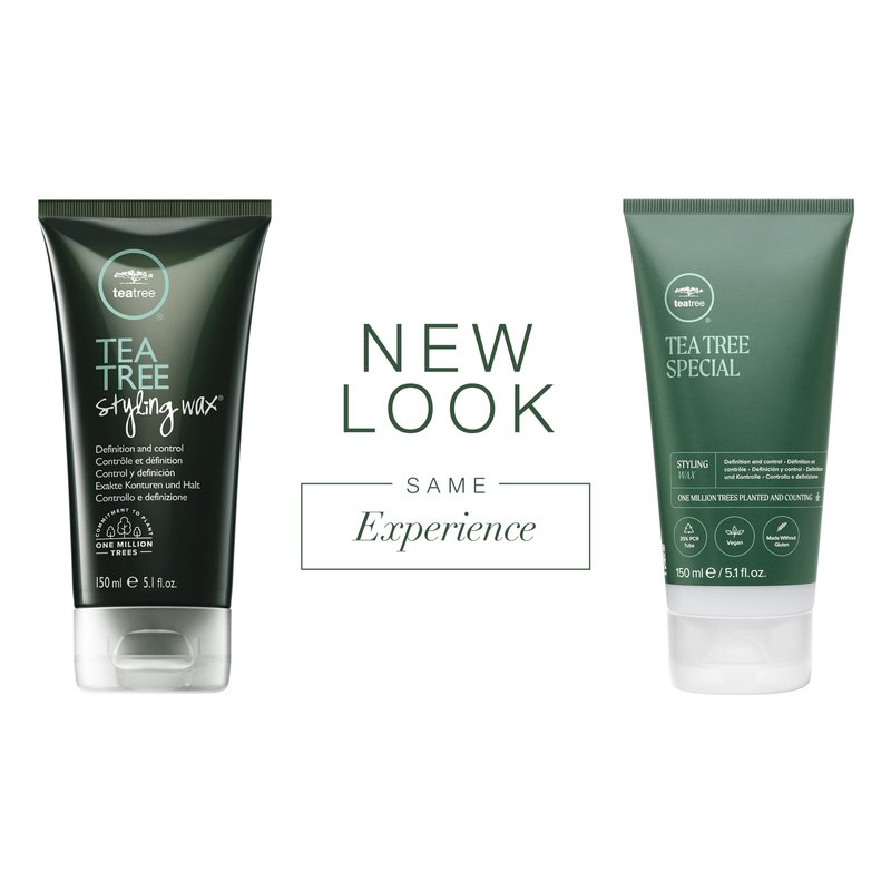Tea Tree Styling Wax, Adds Definition + Hold, For All Hair Types, 5.1 fl. oz.