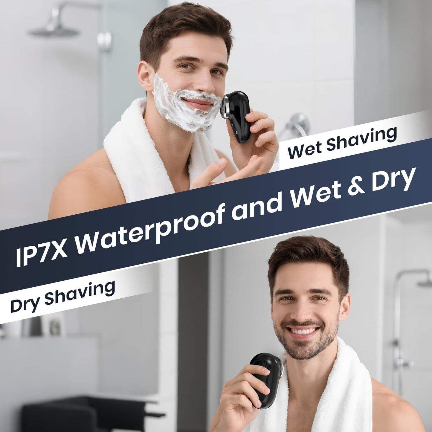 Mini Shaver, Portable Travel Razor for Men