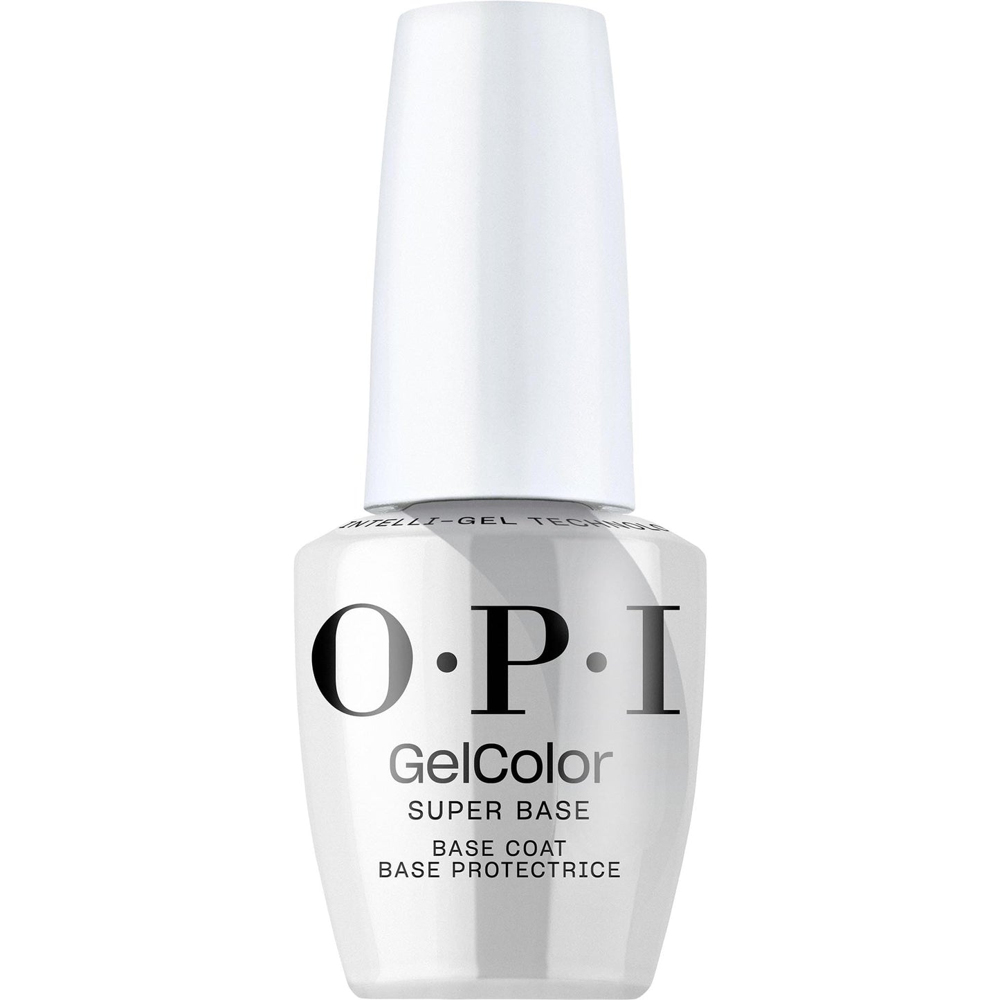 OPI GelColor Super Base Base Coat | Strong Adhesion for LED Cure Gel Nail Polish | Protects Natural Nail, Prevents Discoloration | 0.5 Fl Oz