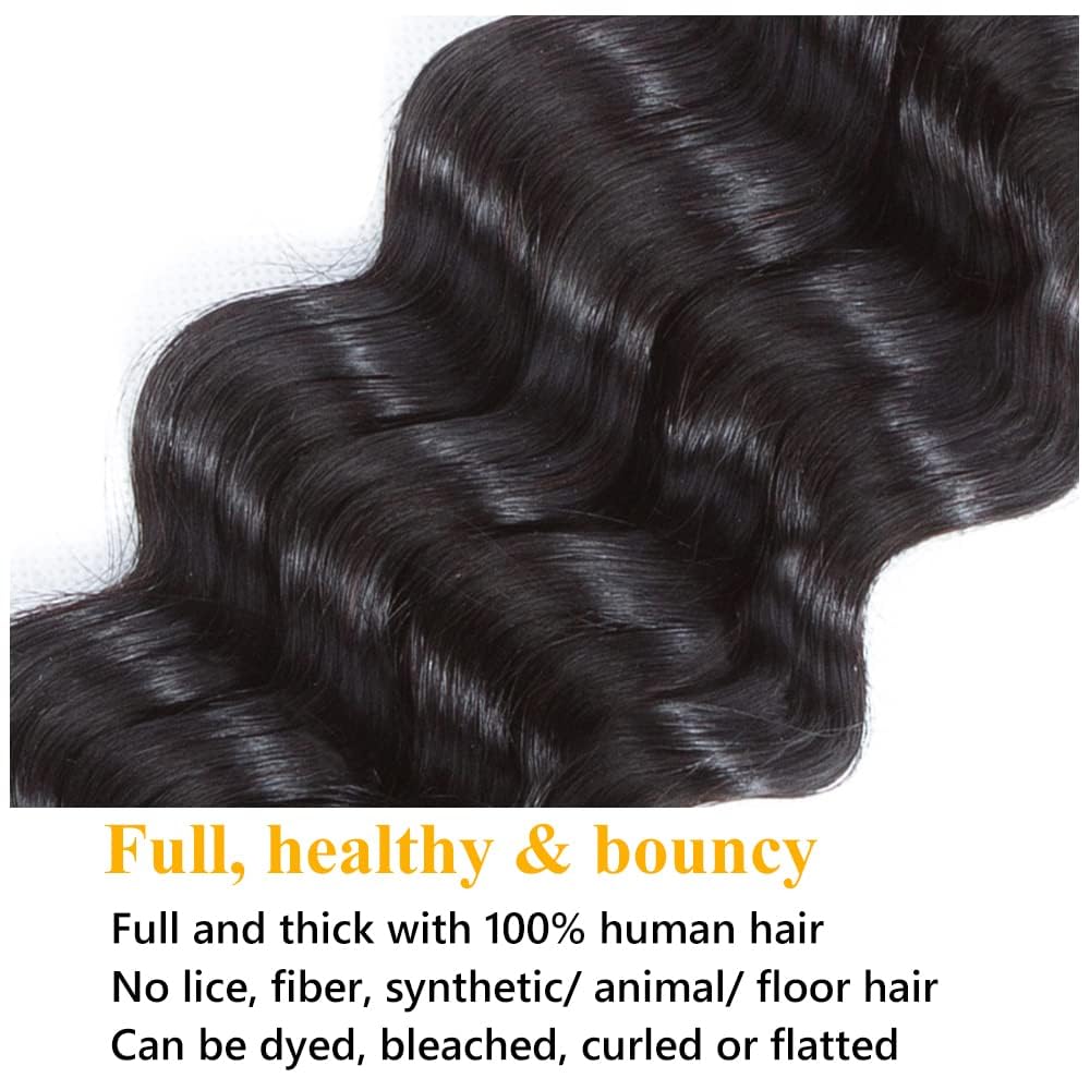 Peruvian Virgin Hair Loose Wave Weave - 18 Inch, 100g, Natural Color | 100% Unprocessed Human Hair