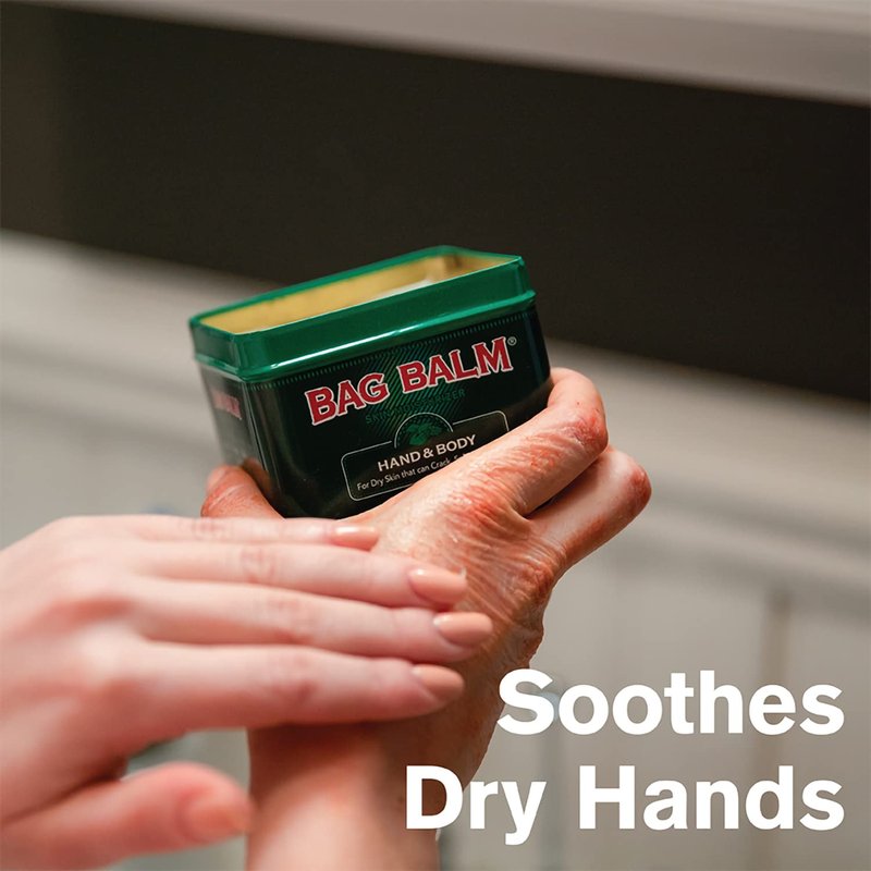Vermont's Original Bag Balm - Hand Moisturizer for Dry Skin & Cracked Hands | 8oz Tin, 3 Pack