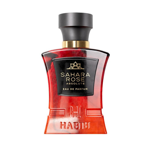 H HABIBI Sahara Rose Absolute Eau de Parfum, Deep Perfume Strength, 75 ml 2.5 fl oz, Luxury Rose Perfume for Men and Women, Long Lasting Arabian Perfume, Made in USA