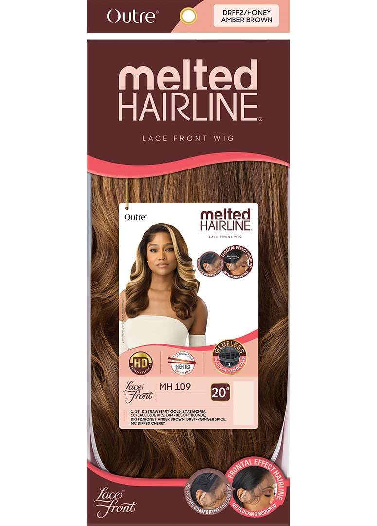 Outre Lace Front Wig - Melted Hairline - MH 109 (OFF BLACK 1B)