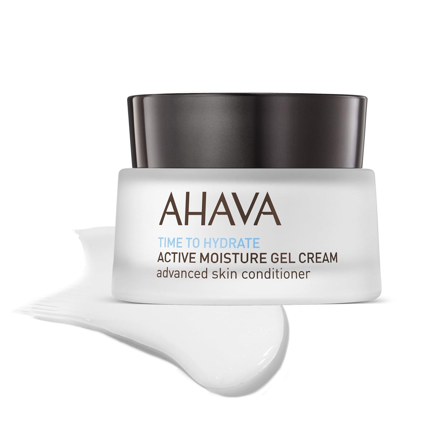AHAVA Time To Hydrate Active Moisture Gel Cream, Advanced Skin Conditioner - Ultra Fresh Moisture Suspending Gel-Cream for Rejuvenation, Instant Hydration & Vitality, Combats Dehydration, 1.7 Fl.Oz