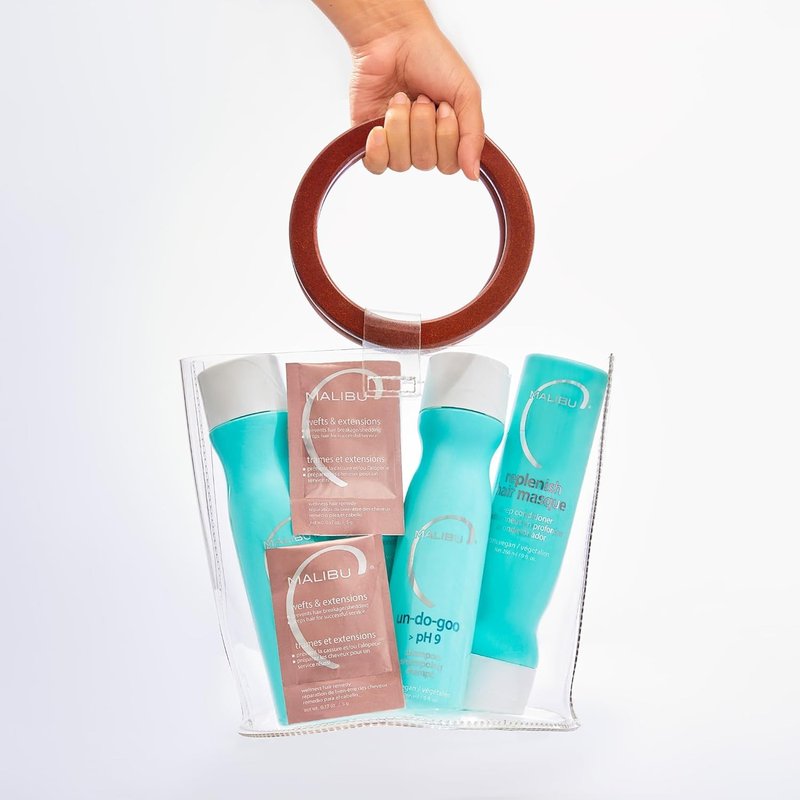 Malibu C Un-Do-Goo Clarifying Shampoo - Deep Cleansing Treatment for Product Buildup | Travel Size 3.4oz