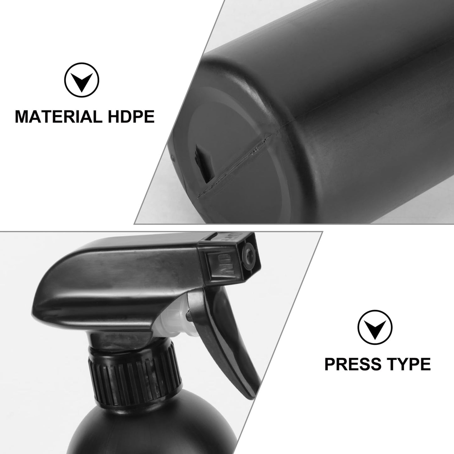 DOITOOL 4pcs Car Supplies Automobile Supplies Storage Container Spray Bottles Washing Tools