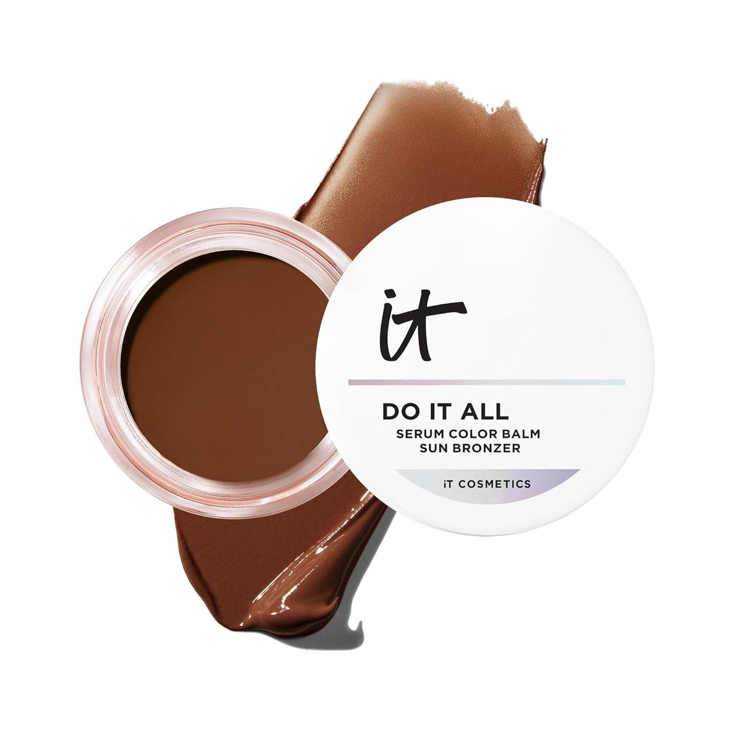 IT Cosmetics Do It All Serum Color Balm - Blendable Blush & Bronzer with 24HR Hydration, Hyaluronic Acid & Peptides | 0.63 oz