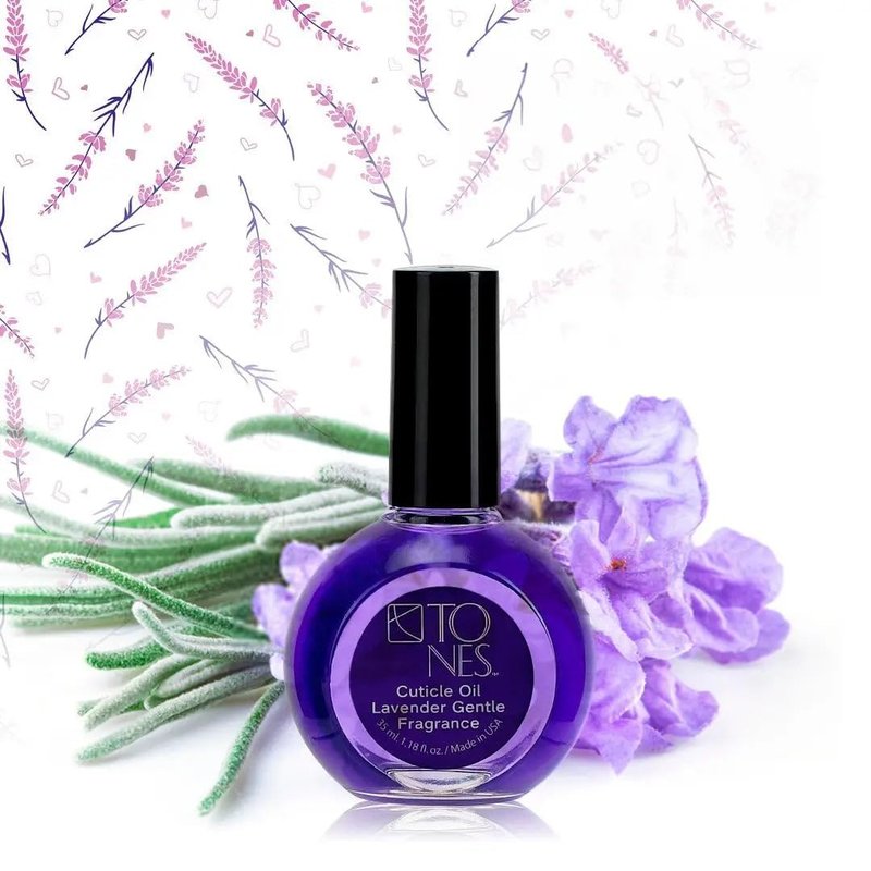 Cuticle Oil - Premium Hydrating Nail Oil for Dry Cuticles - 1.18 Fl Oz Lavender | Cruelty-Free, 7-Free Formula