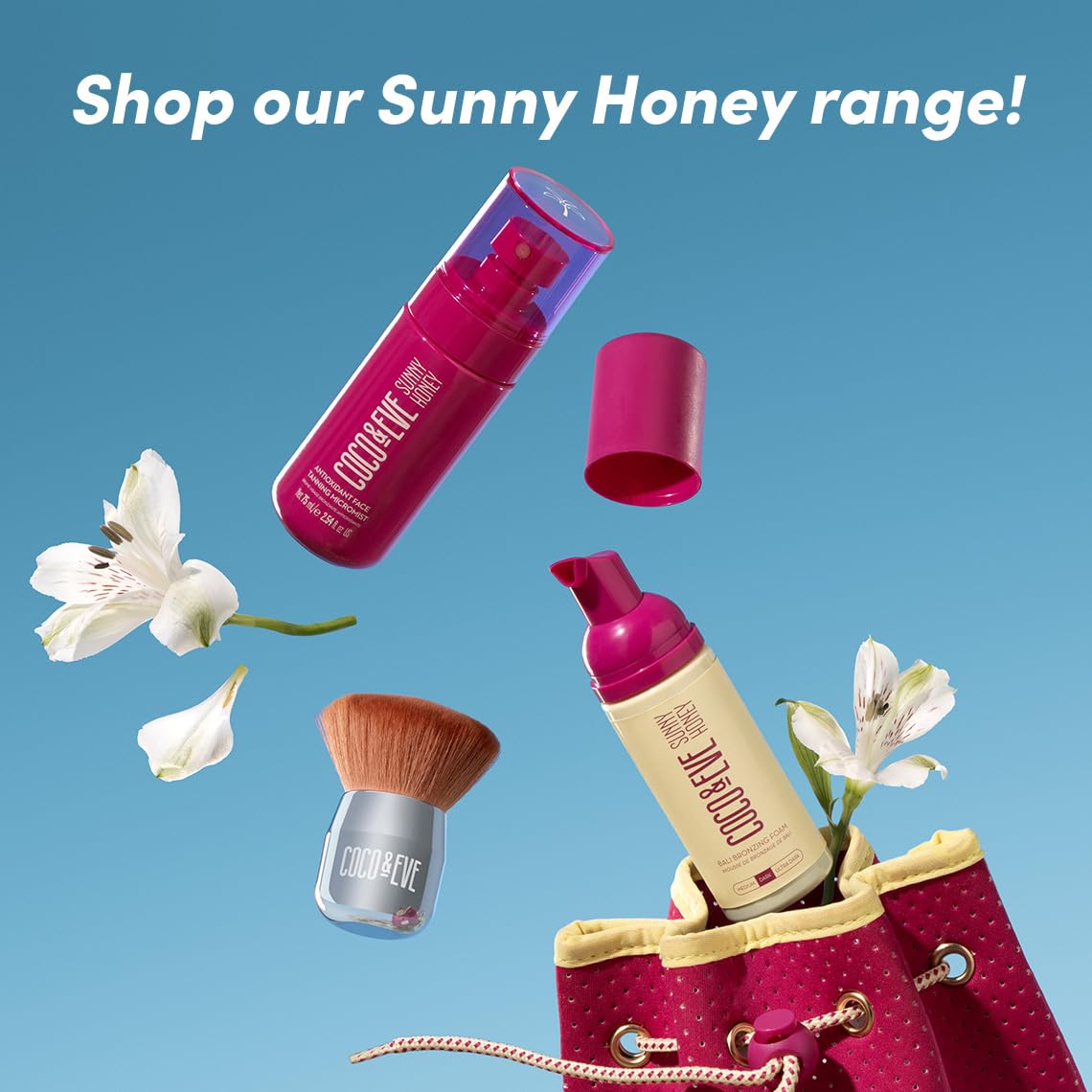 Self Tanner Foam Bundle - Medium Streak-Free Sunless Tanning Mousse with Mitt Applicator & Kabuki Brush | Vegan & Cruelty-Free